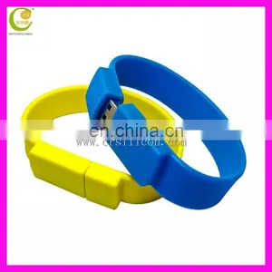 New Silicone Slap USB Wrist Band Bracelet 2tb USB Flash Drive With Free Logo thumbnail-1