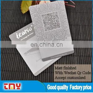 New Promotion Clear Plastic Business Cards With Frosted Finished thumbnail-5