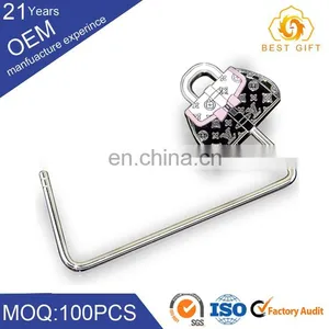 Women Portable Metal Elegant Purse Hanger / Bag Honger With Logo thumbnail-3