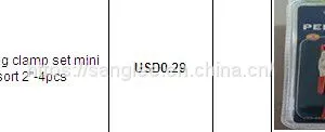 JD306 MIMI Spring Clamp Set Mini Pinces Ressort 2