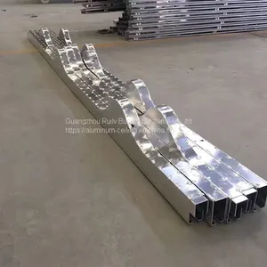 Wavy Aluminum Ceiling/Customized Aluminum Veneer for Ceiling/Undulating Aluminum Ceiling thumbnail-1