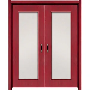 100% Eco-friendly Interior Office Door With Glass Window thumbnail-2