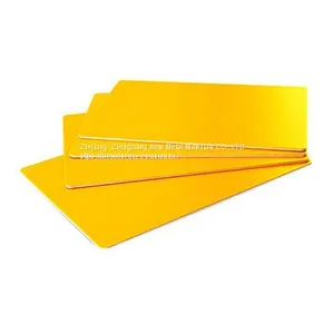 Alucoone Grossy Yellow Decorative Fireproof Aluminum Composite Panel thumbnail-1
