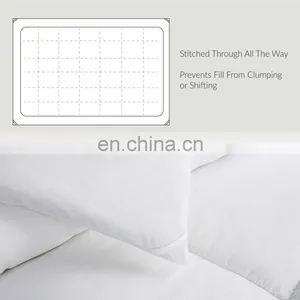 Fashion King Bedroom Bed Set Plain Medium Weight Reversible Comforter thumbnail-6