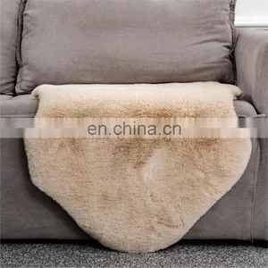 Big Large Customized Living Room Standard Mats Carpets White Faux Fur Sheepskin Area Rug thumbnail-2
