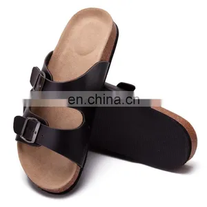 Amazon Hot Sale Men's Summer Outdoor Wear Slippers Cork Drag Wear Large Size Beach Trend Slippers Casual Sandals thumbnail-1