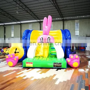 Small Time Rabbit Inflatable Jump and Slide Bouncer Castle ,Inflatable Indoor Bounce House for Toddlers ,Kids thumbnail-2