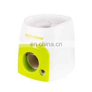 Nontoxic Interactive Training Reward Machine Smart Pet Dog Food Spiller Tennis Ball Feeder Toy thumbnail-4
