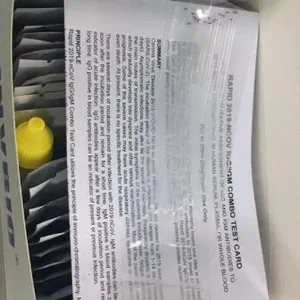 NAD Ag Swab and IgG/IgM Ab Rapid Test Kit Card IN STOCK thumbnail-1