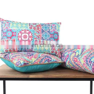 New Design Decorative Outdoor/Indoor Paisley Printed Boudoir Pillow for Bench thumbnail-7