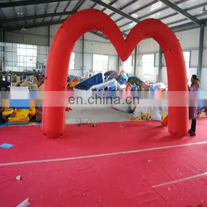 Top Quality Inflatable Red Heart Shape Wedding Arch/Inflatable Entrance Archway For Sale thumbnail-6