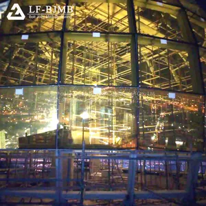 New Design Space Frame Skylight Glass Roof Price Dome Structure Roofing thumbnail-3