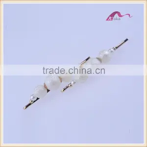 China New Arrival Latest Fashion Girls Pearls Charm Hair Grips for Girls thumbnail-1