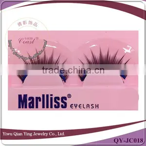 World Beauty High Quality Fiber False Eyelashes for Sale thumbnail-1