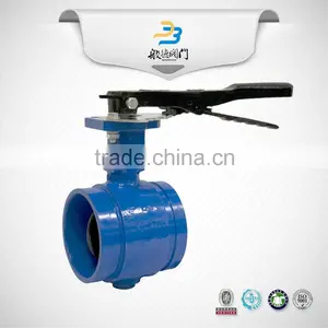 Handle Grooved Fire Control Signal Butterfly Valve thumbnail-6