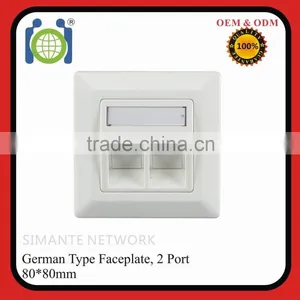 RJ45 FTP Faceplates 80*80mm thumbnail-1