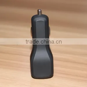3.1Amp 3100mA Output Dual 2nd USB Vehicle Auto Car Charger With Black Painting Rubberized Finished thumbnail-5