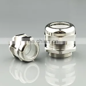 Indoor and Outdoor Universal Single Seal Nickel-plated Brass Cable Sealing Sleeve thumbnail-2