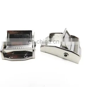 Hot Selling Safty 25mm Duty Metal Black Ratchet Trimming Cam Lock Buckle For Bag thumbnail-3