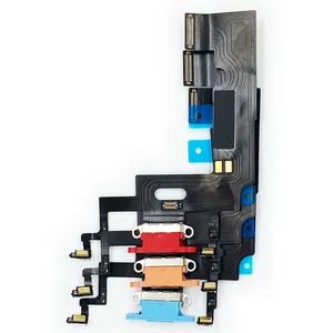 Flex Cable For IPhone XR USB Charging Dock Port MIC Headphone Audio Jack Charger Connector Part Replacement thumbnail-3