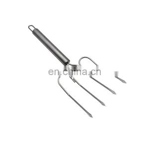 Amazon Hot Sale 2PCS Stainless Steel Turkey Chicken Forks BBQ Tools thumbnail-1