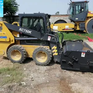 Bobcat Skid Steer Broom With Bucket CAT Skid Steer Attachments Sweeper thumbnail-2
