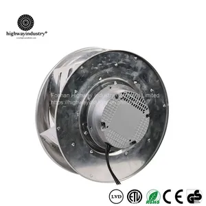 Highway 250*86mm Backward Tilt EC Centrifugal Fan Duct Ventilation Heat Exchanger Air Purifier Advertising Machine Cooling Fan thumbnail-5