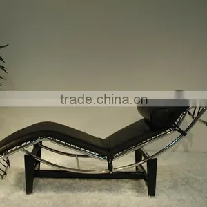 Living Room Furniture Genuine Leather LC4 Chaise Lounge thumbnail-4