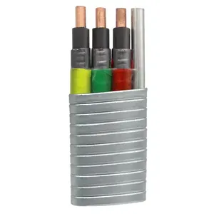 Oil Submersible Pump Power Cable, EPDM Insulation With Lead Alloy Armor for Downhole Applications thumbnail-3