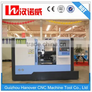 CKX500F China Big Spindle Bore 82mm Slant Bed CNC Lathe With 8/12 Station Hydraulic Tool Turret and Tailstock thumbnail-1