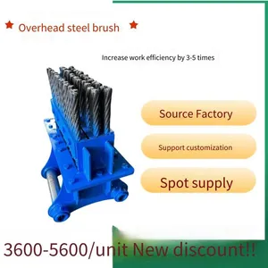 Four-row Inverted Arch Steel Brush, Excavator Metal Brush, Tunnel Slag Cleaning Brush, One-meter Widened Wire Brush Wholesale Supply thumbnail-1