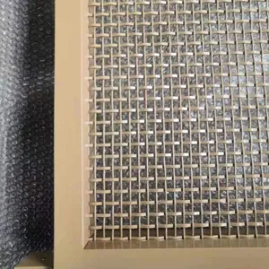 Custom-made Antique Brass and Bronze Decorative Metal Wire Mesh Woven Mesh, Stainless Steel 304/316 Cabinet Doors, Window Screens, and Furniture thumbnail-5