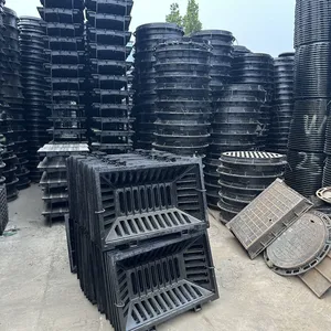 High Quality Jingdong Brand ISO 9001 Certified Ductile Iron Manhole Cover Heavy-duty Safe Use 60*60cm 50*50cm 70*70cm 70*80cm thumbnail-6