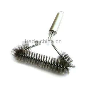 2016 New Good Quality BBQ Grill Brush Stainless Steel Wire Cleaning Barbecue Grill Brush 175g thumbnail-3