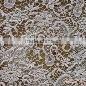 2016 Wholesale Garment Accessory Embroidery Cotton Lace Fabric for Cloth thumbnail-2