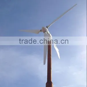 New Energy Green Non Polluting Small Horizontal Axis 5KW Wind Power Generator thumbnail-2