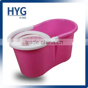 Hot Selling Stainless Steel Basket Microfiber Spin Mop With Low Price thumbnail-1