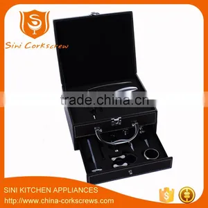Wine Sets Wine Accessory With Leather Box Collection Wine Box thumbnail-2