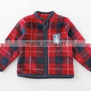 Japanese Wholesale Products Cute Stock Jackets Baby Clothes Check Pattern for Winter Infant Wear Children Garment Kids Clothing thumbnail-5