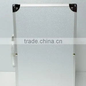 AN55 ANPHY Plain Color Aluminum Jewelry Box Cosmetic Suitcase Journey Case Metal Accessory Handle and Lock 29*18*11cm 1kg Silver thumbnail-5
