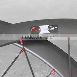 Carbon Clincher Wheelset China Carbon Road Bike Wheelset 38C thumbnail-2