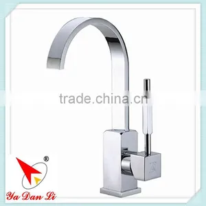 Chrome Finish Gooseneck Kitchen Faucet 6202 thumbnail-3