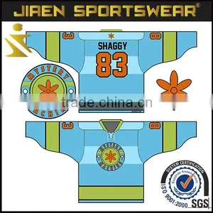 Cheap Custom Made Ice Hockey Jerseys Funny Hockey Jersey Youth Hockey Jersey thumbnail-1