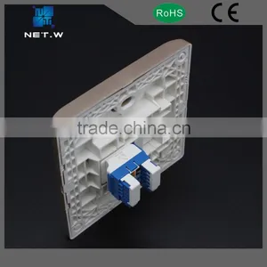 Wall Faceplates Rj45 Wall Socket, One Port Gold Color Wall Faceplates thumbnail-4