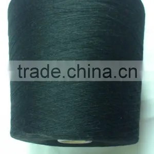 1/10 NE TETORON 92.5% STAINLESS STEEL 7.5% BLACK CONDUCTIVE YARN BLENED YARN thumbnail-2