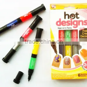 AS SEEN ON TV 2 in 1 Nail Art Pens Magic Nail Polish thumbnail-4