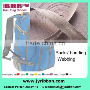 Polyester Webbing for Travel Bag Narrow Woven Webbing Quality Choice thumbnail-1