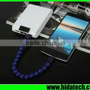 Fashion Buddha Beads USB Cable V8 Data Cable for Samsung Galaxy S6 Edge thumbnail-2
