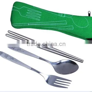 Direct Factory Flatware Spoon Chopsticks With Water-proof Cloth Bag Packing thumbnail-6