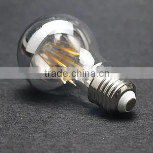 Docoraive Led 120V E26 Led Filament Bulb Dimmable Mirror Glass ETL A19 Led Filament Bulb Lights Lamp Energy Star Wam White 2700K thumbnail-1